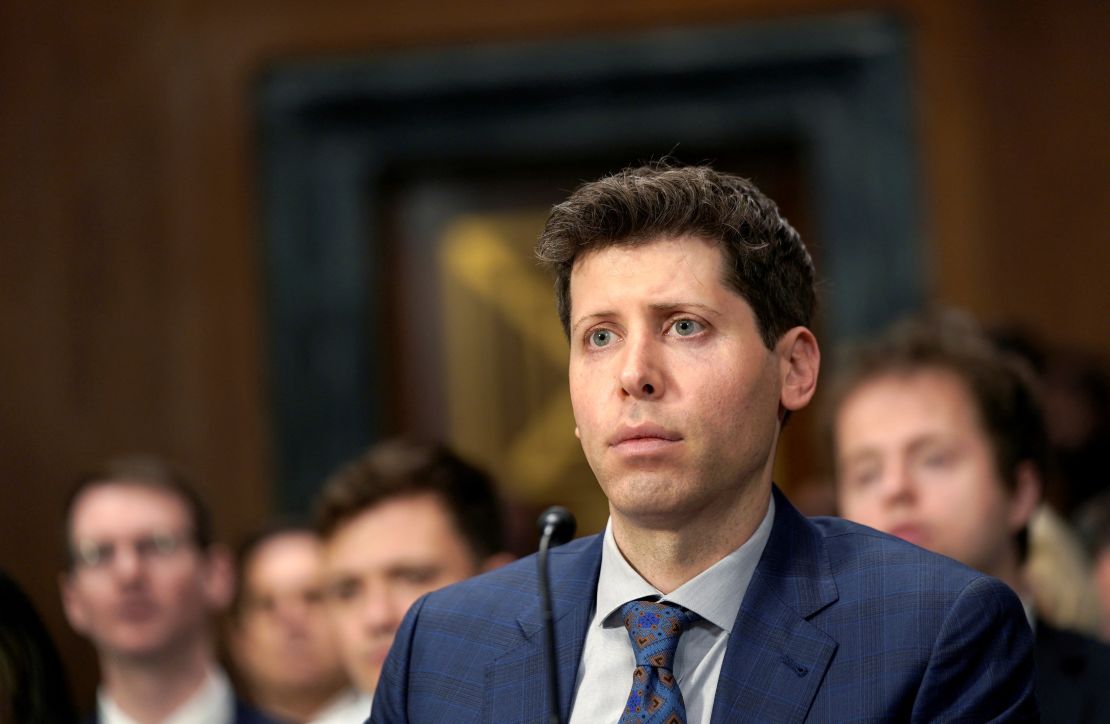 OpenAI CEO Sam Altman testifies before a Senate Judiciary Privacy, Technology & the Law Subcommittee hearing titled 'Oversight of A.I.: Rules for Artificial Intelligence' on Capitol Hill in Washington, U.S., May 16, 2023.